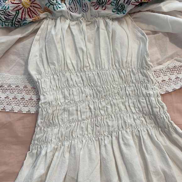 COPY - Mexican off-shoulder embroidered dress - Picture 4 of 4